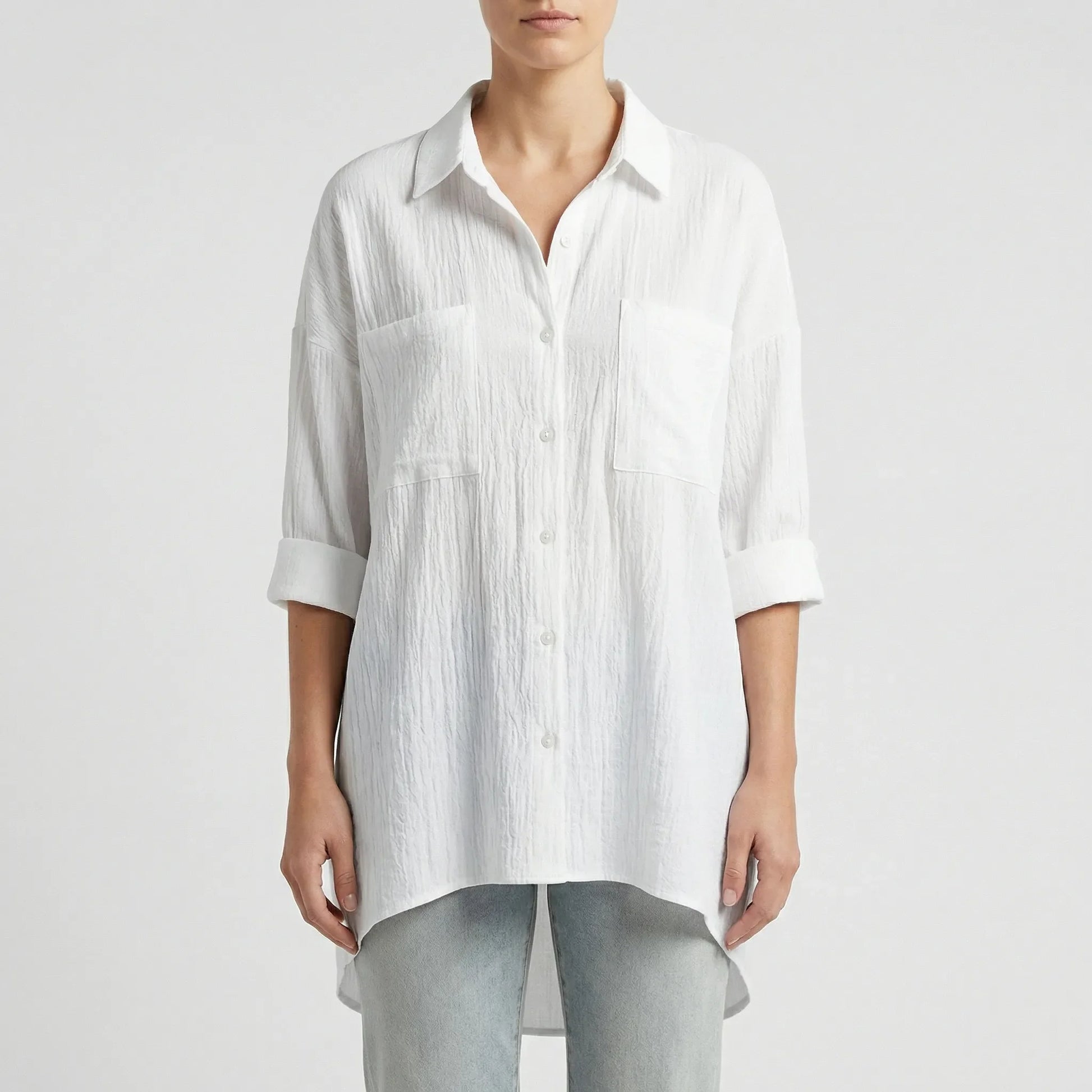 Elegante Damesblouse Met Knoopsluiting - Becky