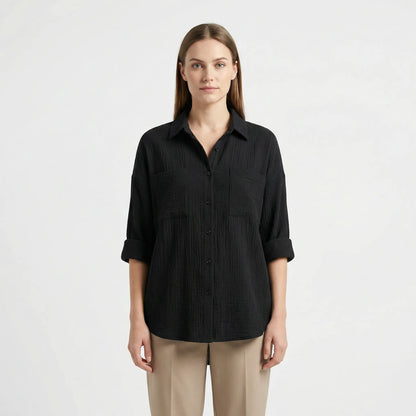 Elegante Damesblouse Met Knoopsluiting - Becky