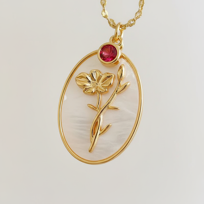 Elegante Geburtsstein-Halskette - AuraJewelry 
