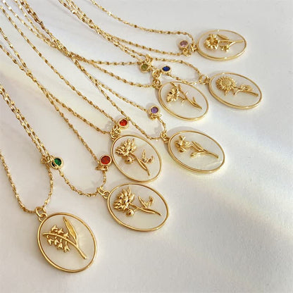 Elegante Geburtsstein-Halskette - AuraJewelry 