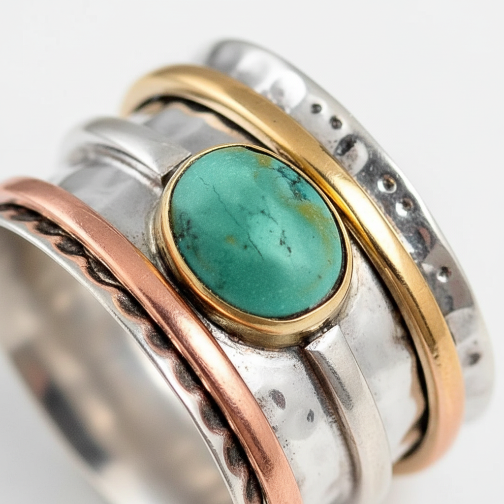 Eleganter Ring Mit Türkisstein - ChicRing 