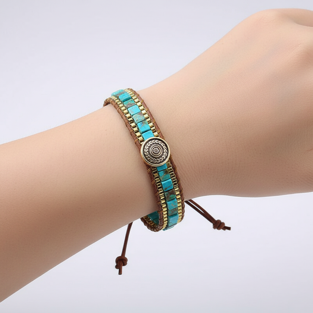 Elegantes Armband Aus Türkis - CircleStone 