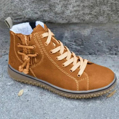 Damen & Herren Winterstiefel Vintage Design mit Isolierung & rutschfester Sohle – Norena