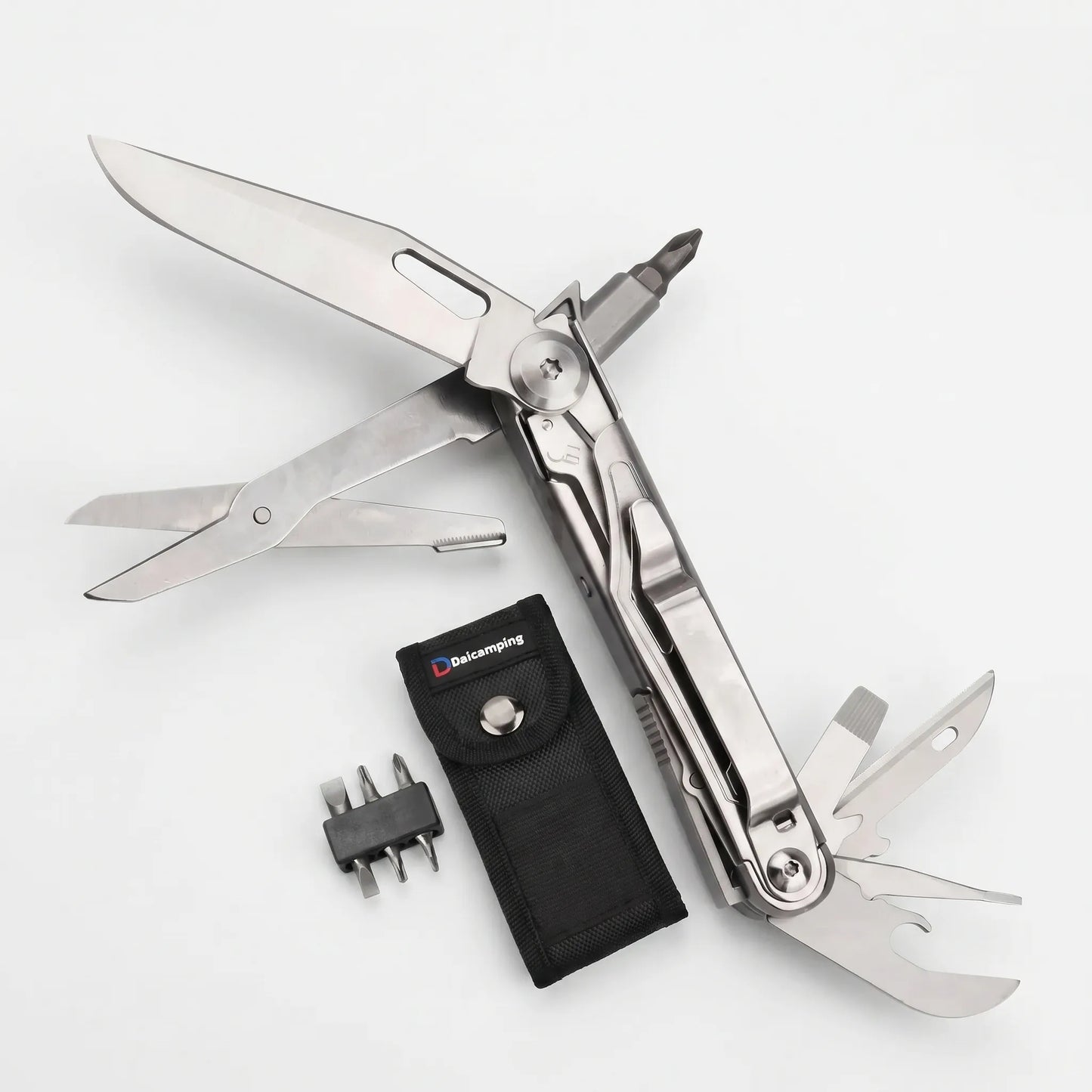 Faltbares Multitool Mit Zange Und Bits -  Clampex