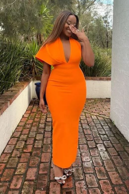 Figurbetontes Maxi Kleid - Cheyenne