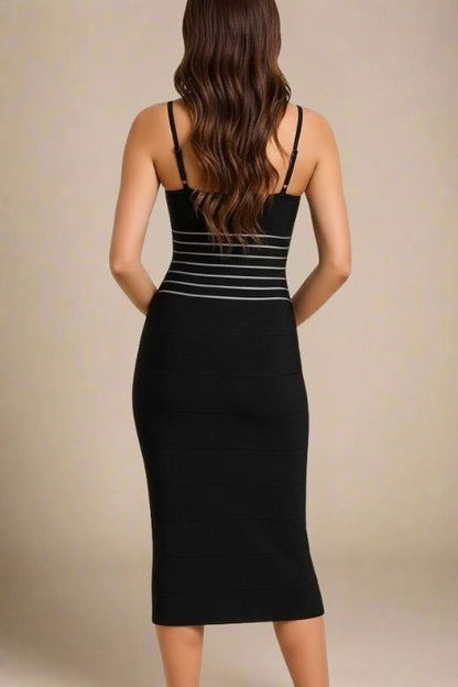 Figurbetontes Midi Kleid - Jella