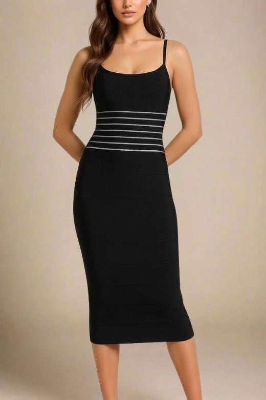 Figurbetontes Midi Kleid - Jella