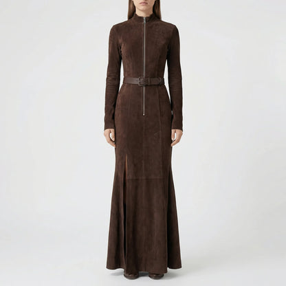 Figurbetontes Retro-Kleid Mit Seitenschlitz - Marcia