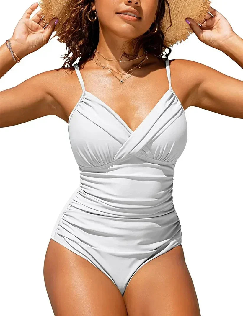 Figurformender Badeanzug Mit Raffung - Marisa