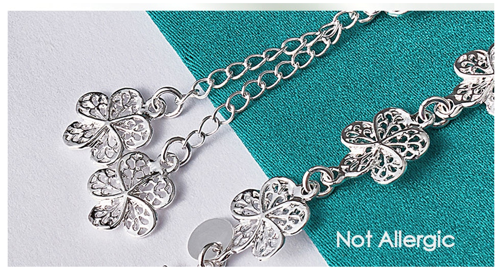 Filigranes Silberarmband - FlowerCuff 