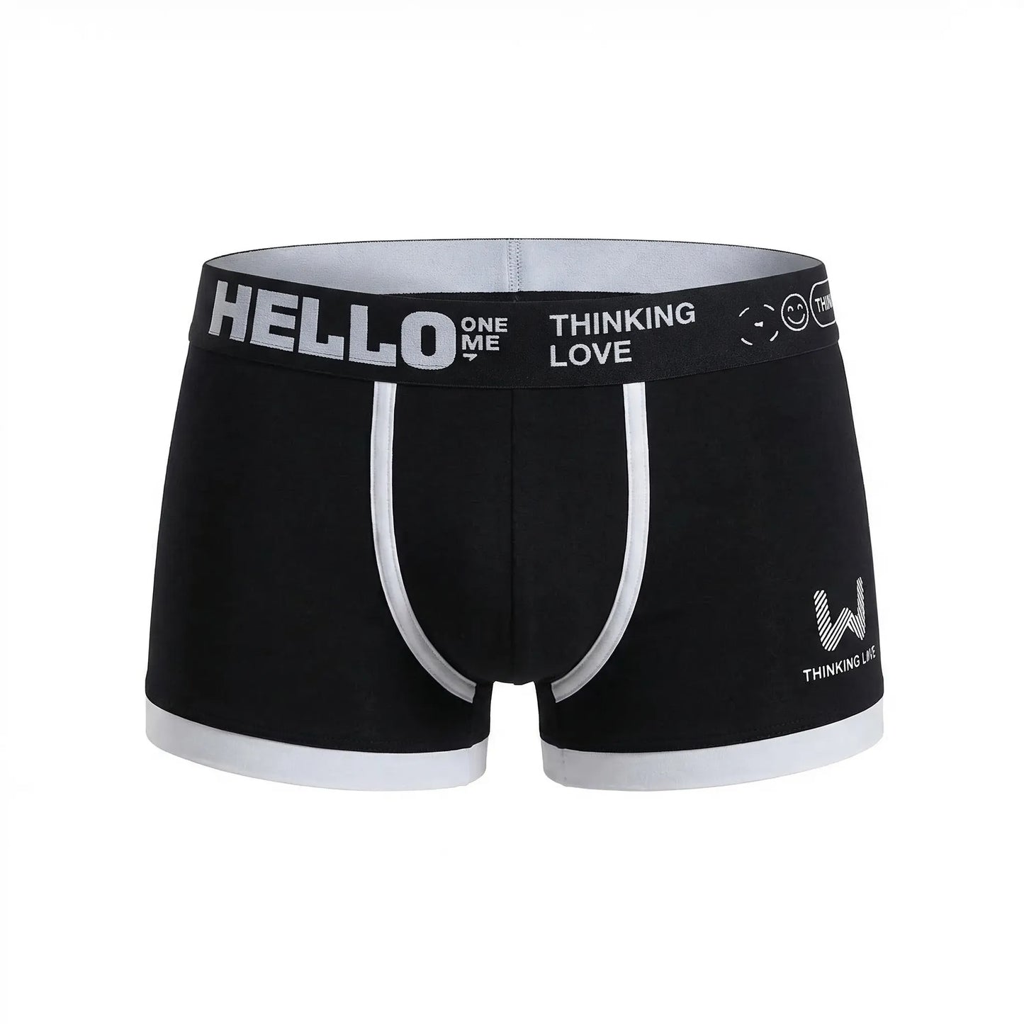 Fitted Boxer Brief With Waistband Branding (8-Pack) -  Shaun