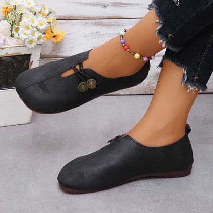 Flacher Schlanker Damenschuh - Leandra