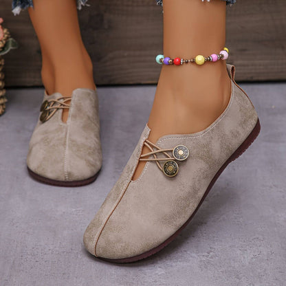 Flacher Schlanker Damenschuh - Leandra