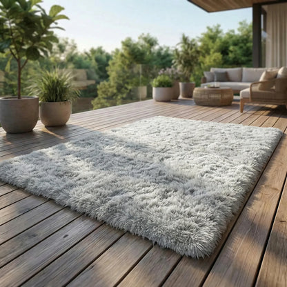 Flauschiger Tie-Dye-Teppich - Melluna