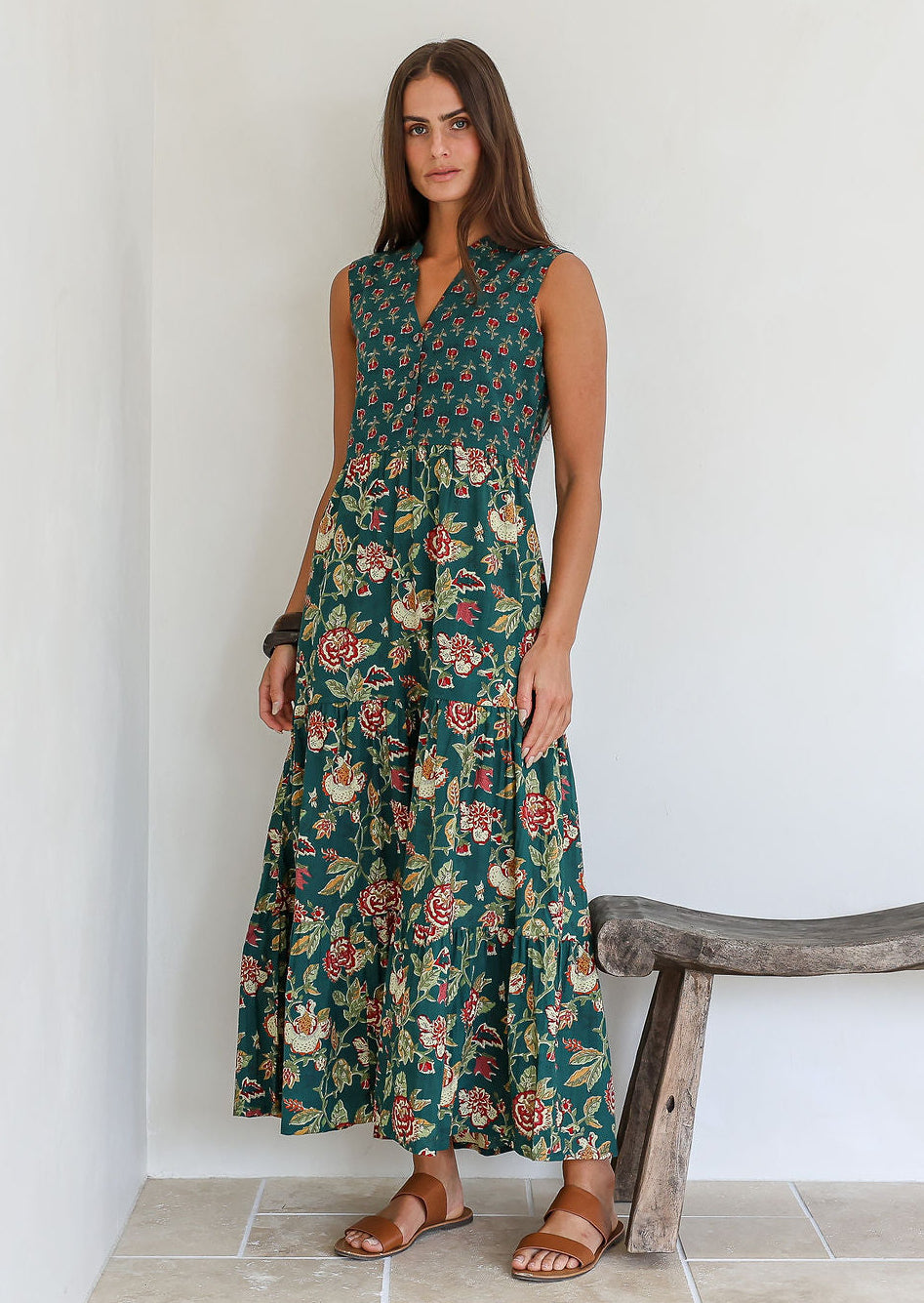 Fließendes Langes Sommerkleid - Alexia