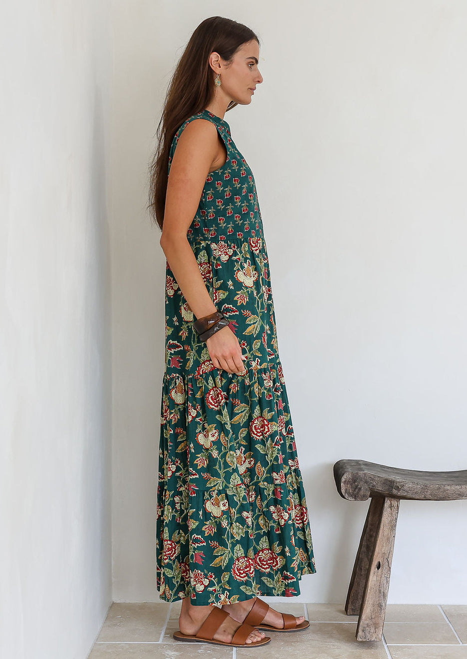 Fließendes Langes Sommerkleid - Alexia