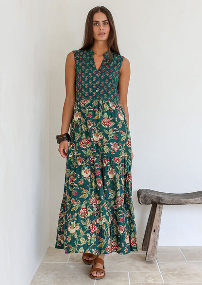 Fließendes Langes Sommerkleid - Alexia