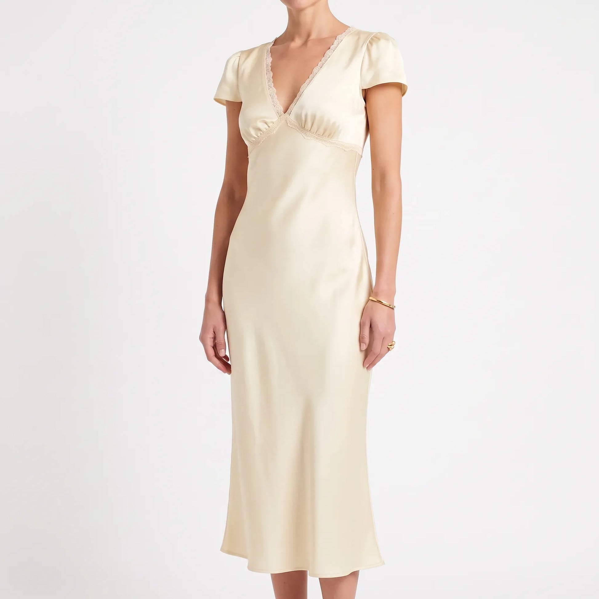 Fließendes Midikleid -  Donna