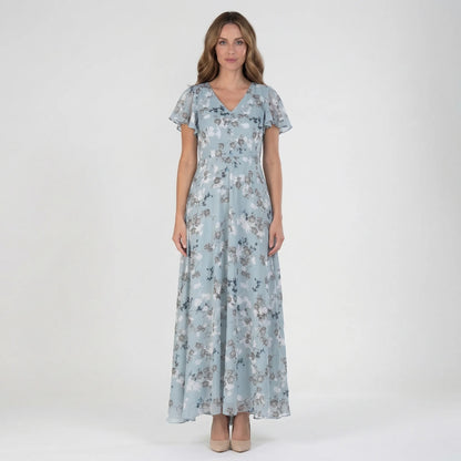 Floral Print Floaty Maxi Dress - Janie