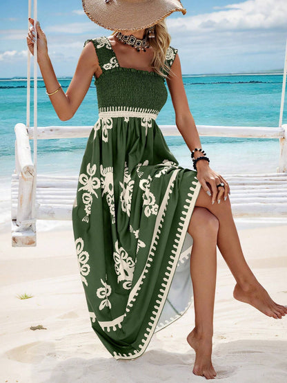 Trendiges Sommerkleid mit femininer Silhouette & Wickeloptik – Sascha
