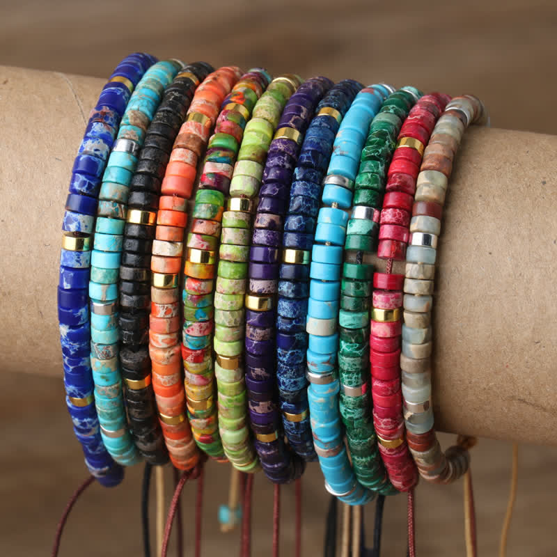 Geflochtenes Armband - NatureStoneBracelet 