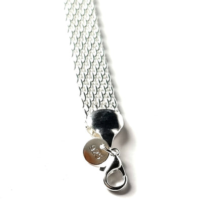 Geflochtenes Silberarmband - CharmedLuster 