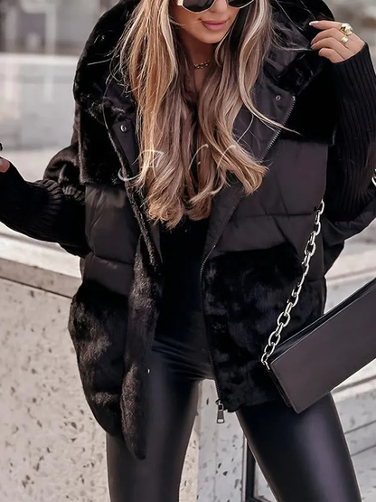 Gefütterte Kurze Winterjacke - Liana