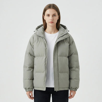 Gefütterte Winterjacke Mit Kapuze - Shawna