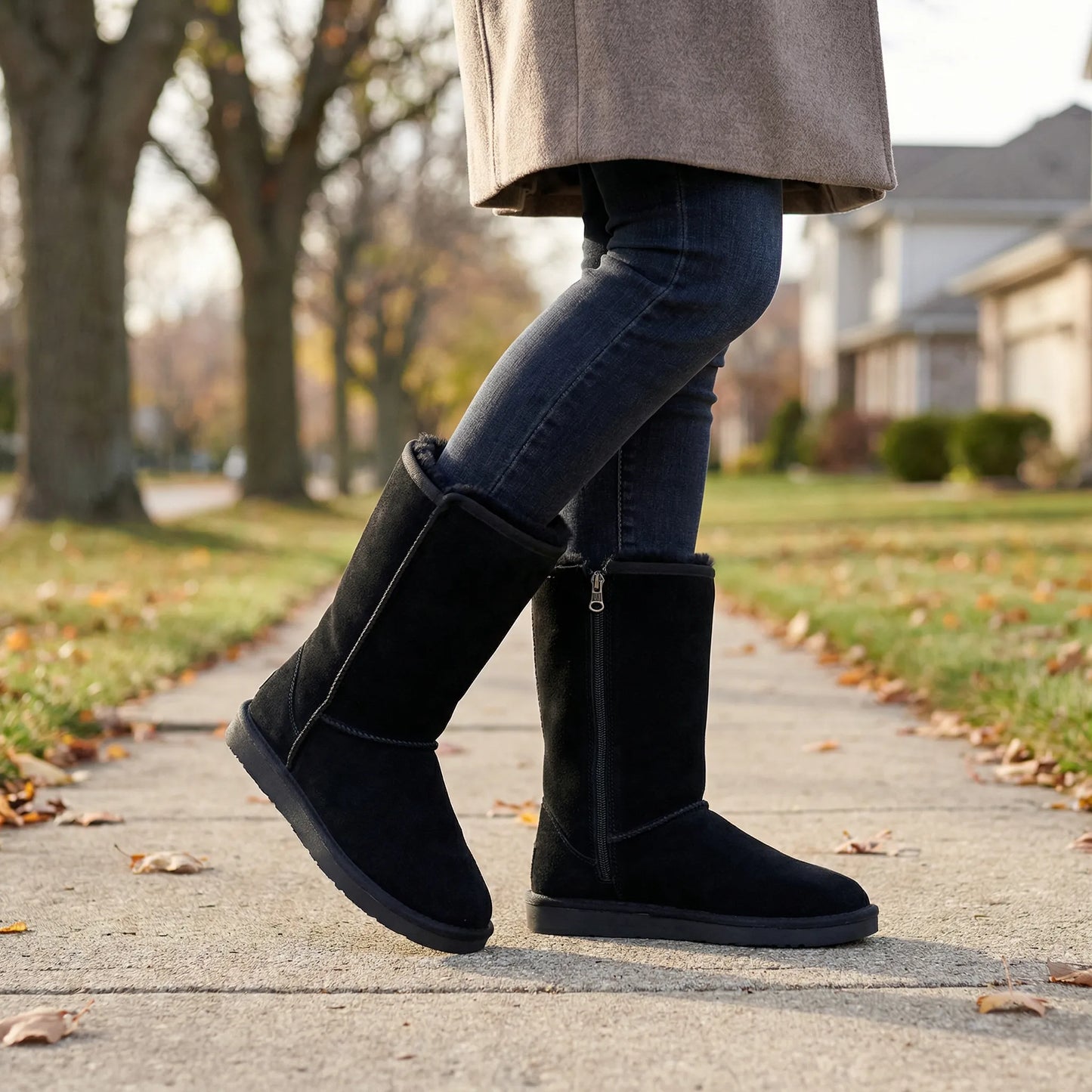 Gefütterter Damenstiefel - Carolina