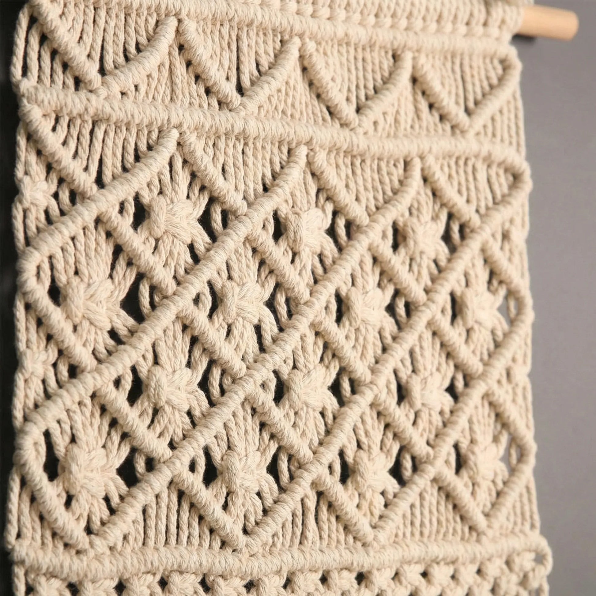 Geknüpfter Makramee-Wandbehang - Hearthloom