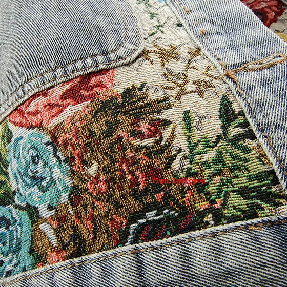 Gekürztes Damenjackett Mit Druck - Joelina