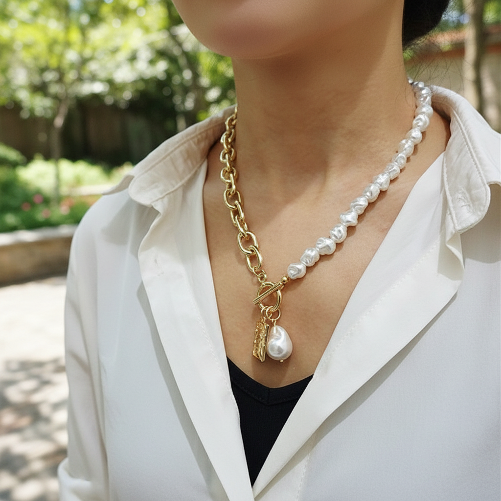 Geometrische Halskette - GlamourNecklace 