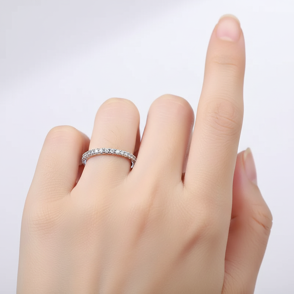 Geometrischer Designring - EternityRing 