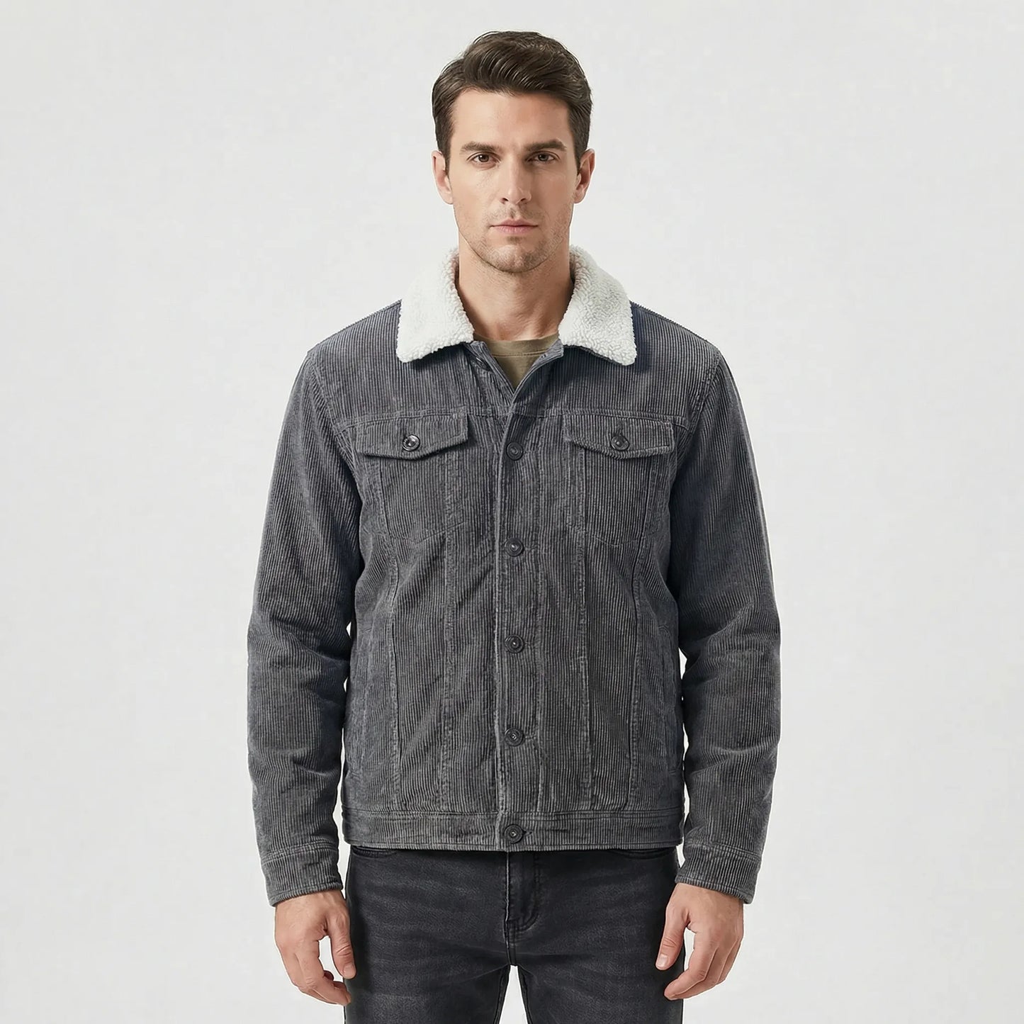 Gepolsterte Freizeitjacke Mit Kragen - Niko