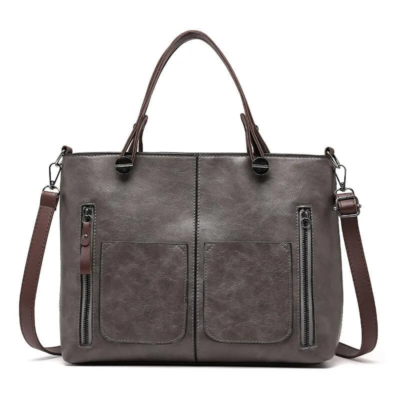 Geräumige Schultertasche Mit Griffen - Noemi
