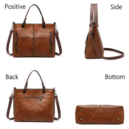 Geräumige Schultertasche Mit Griffen - Noemi
