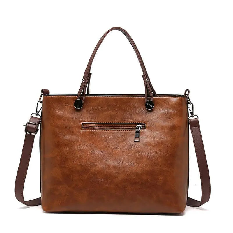 Geräumige Schultertasche Mit Griffen - Noemi