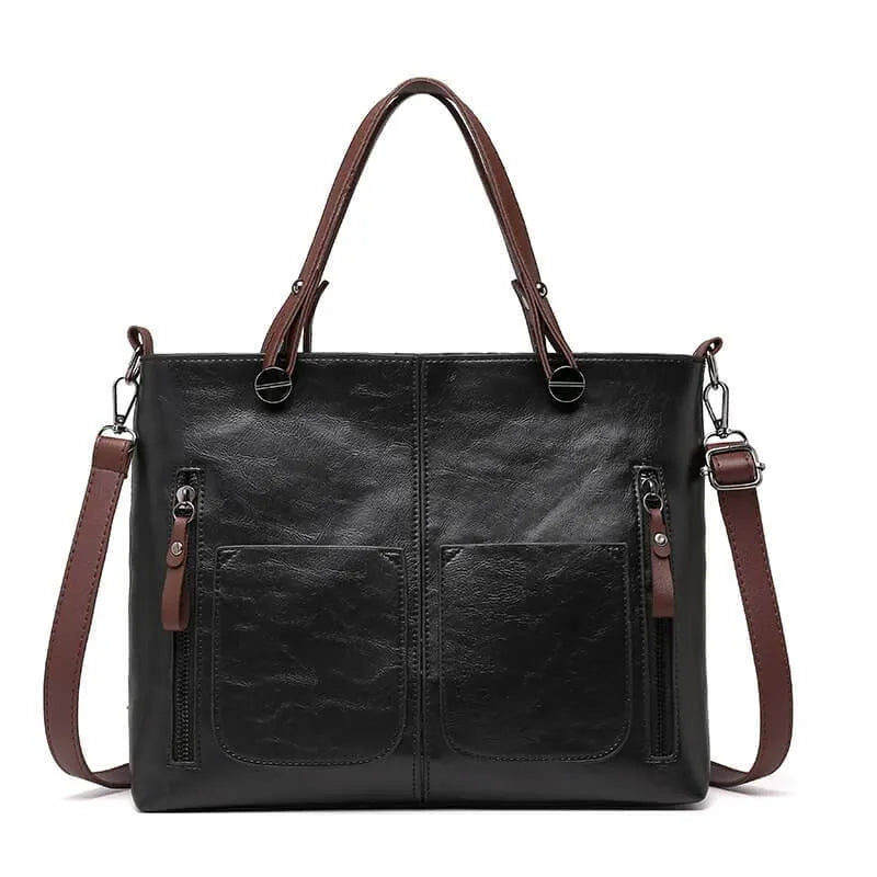 Geräumige Schultertasche Mit Griffen - Noemi