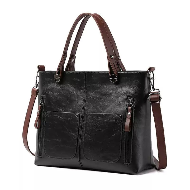 Geräumige Schultertasche Mit Griffen - Noemi