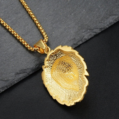 Goldfarbene Halskette - LionGlow 