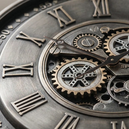 Große Analoge Wanduhr - Gearlaine