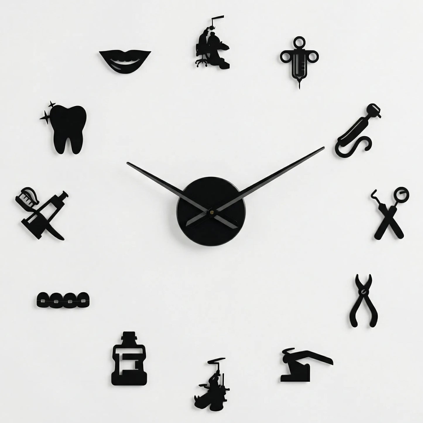 Große Wanduhr Für Praxen - Dentiqube