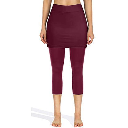 Herbstliche Rock-Leggings mit praktischen Seitentaschen – Mireille