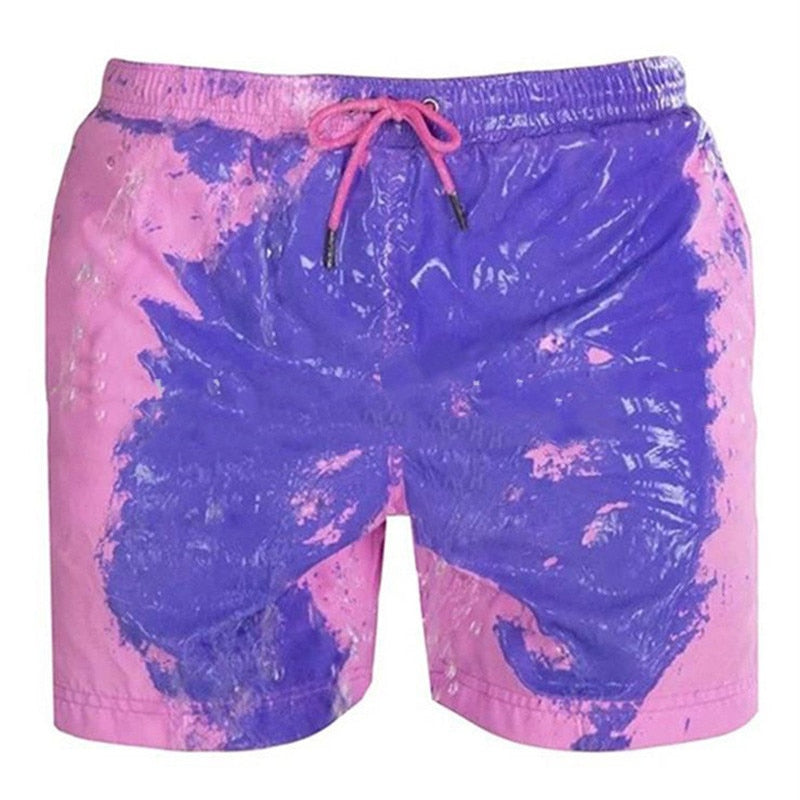 Farbwechselnde Herren-Badeshorts mit Thermoeffekt – Sommer-Highlight 2025