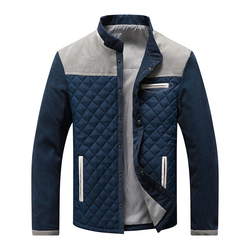 Retro Windjacke mit Stehkragen für Herren – Herbstzauber in Orlando