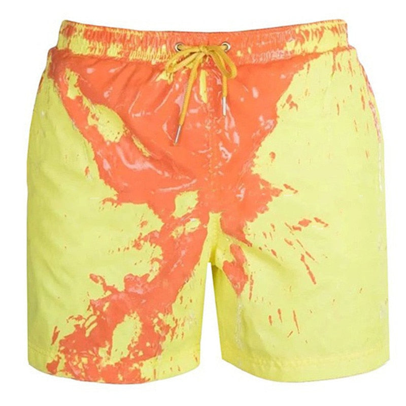 Farbwechselnde Herren-Badeshorts mit Thermoeffekt – Sommer-Highlight 2025