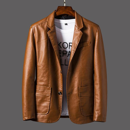 Herren-Lederblazer – Leonardo Herbstedition