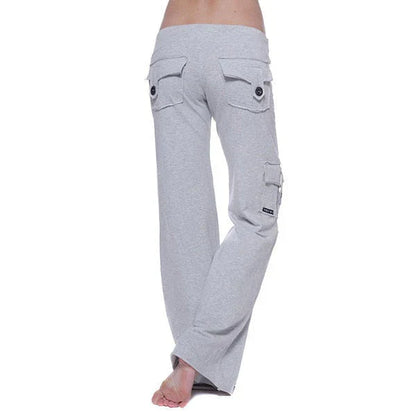 Damen Bootcut Cargo Hose mit Taschen – Isabella Herbstedition