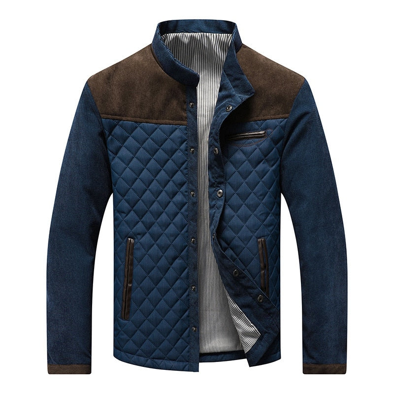 Retro Windjacke mit Stehkragen für Herren – Herbstzauber in Orlando