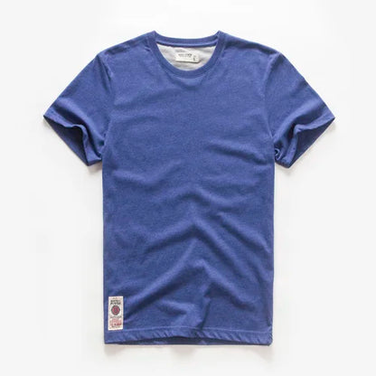 Klassisches Baumwoll-T-Shirt mit zeitlosem Look – Victor